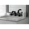 Kingston Brass KS4980CKL Widespread Bathroom Faucet with Brass Pop-Up, Matte Black KS4980CKL - alternate 6